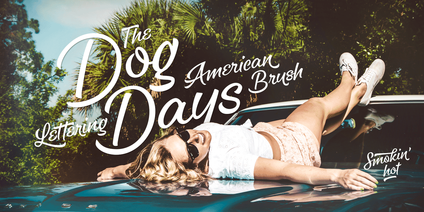 Dog Days Font Family Poster
