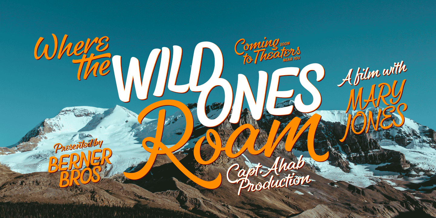 Dog Days Font Poster #1