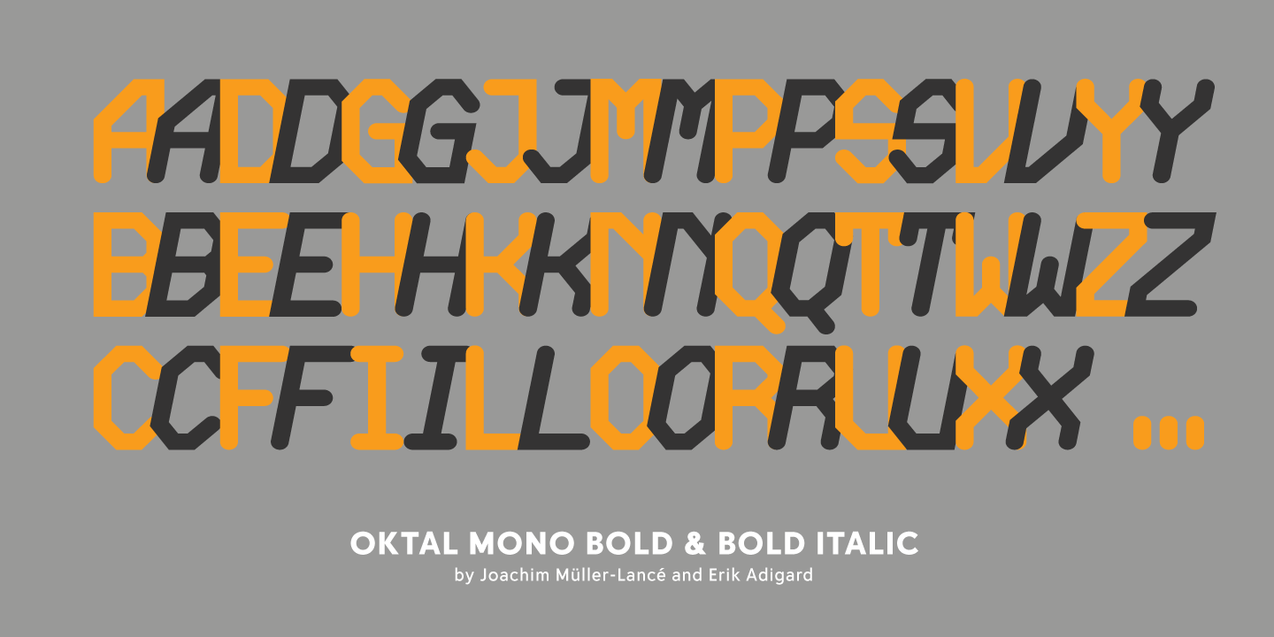 Oktal Mono Poster