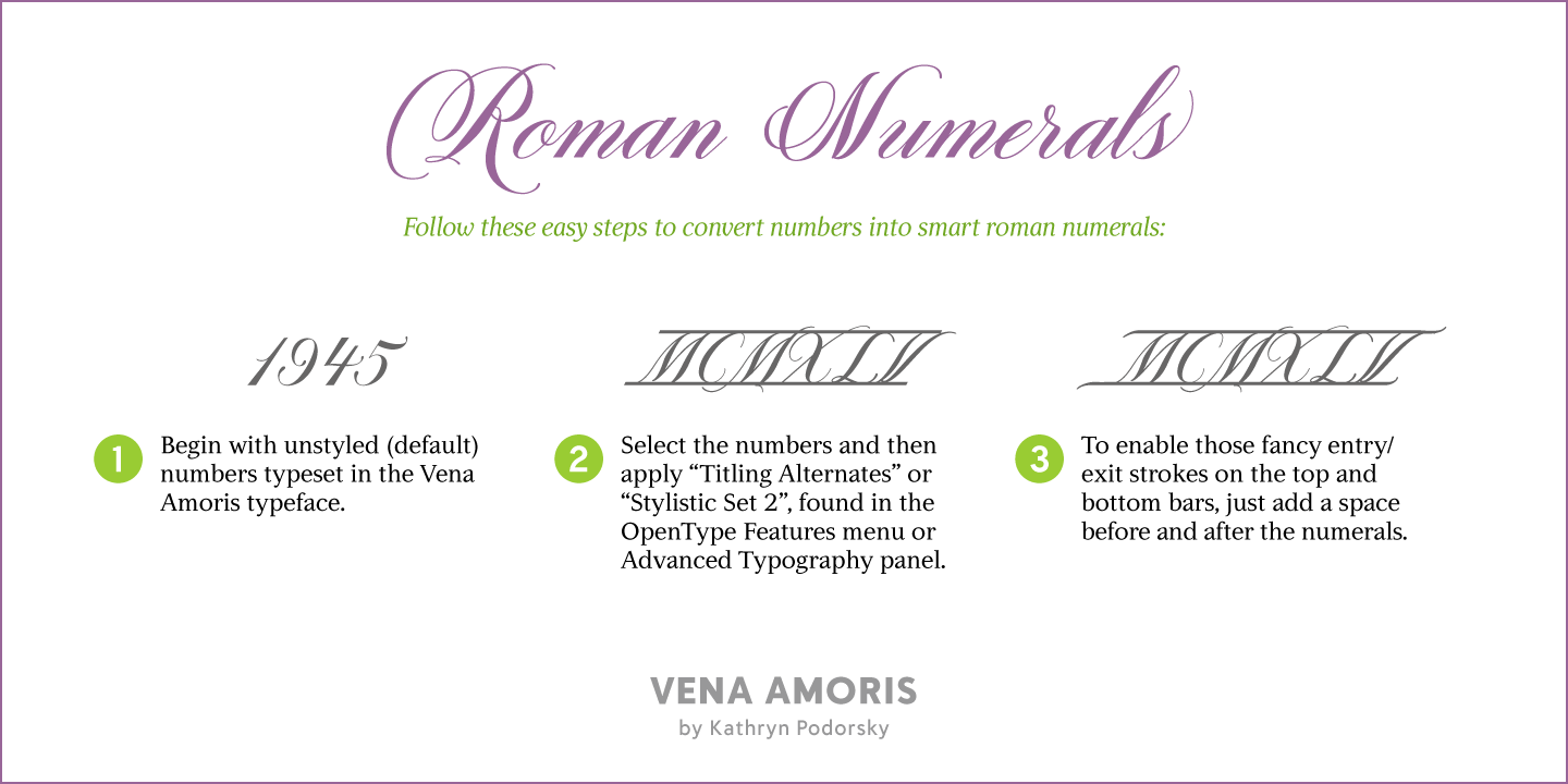 Vena Amoris Font Poster #1