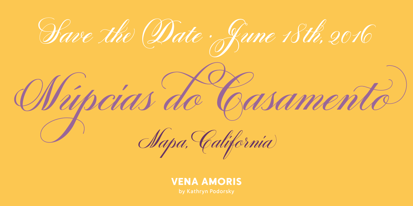 Vena Amoris Font Poster #1