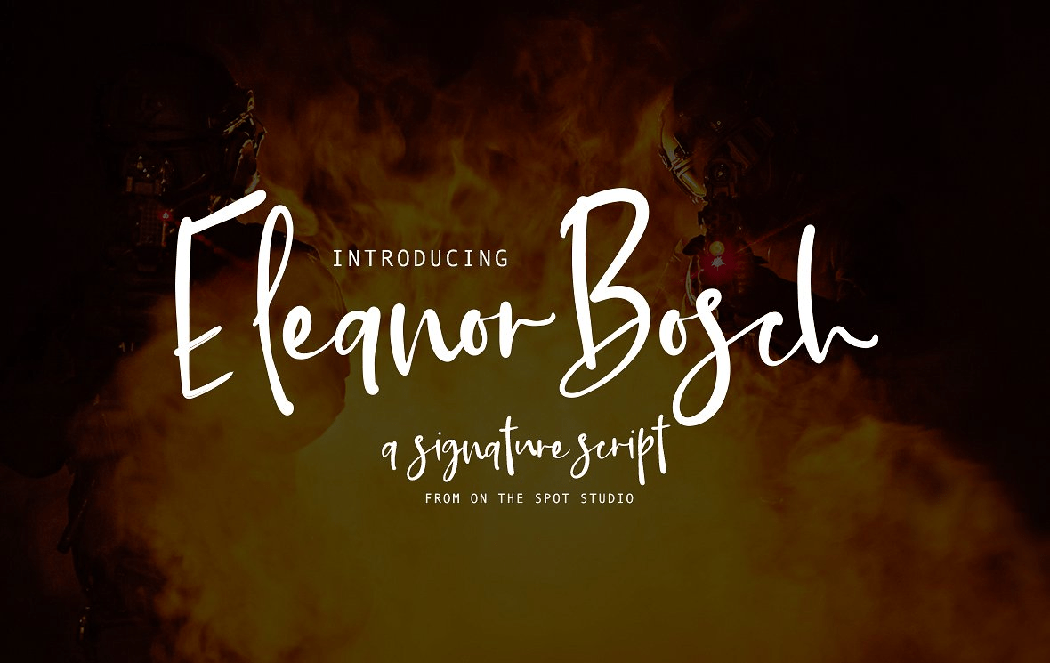 Eleanor Bosch Font Family Poster