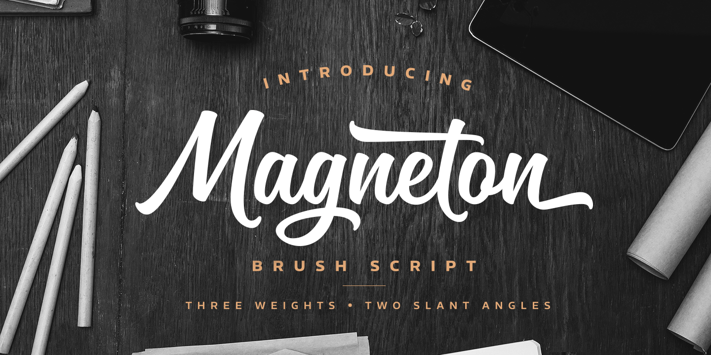 Magneton Font Poster #1