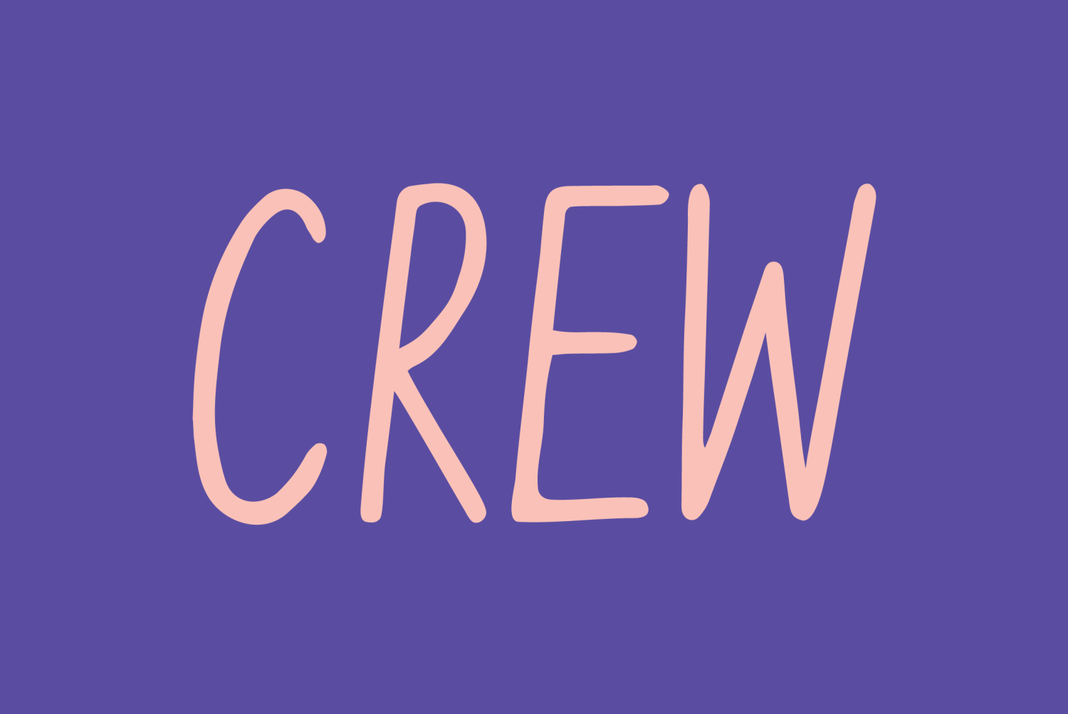 YWFT Crew Font Poster #1