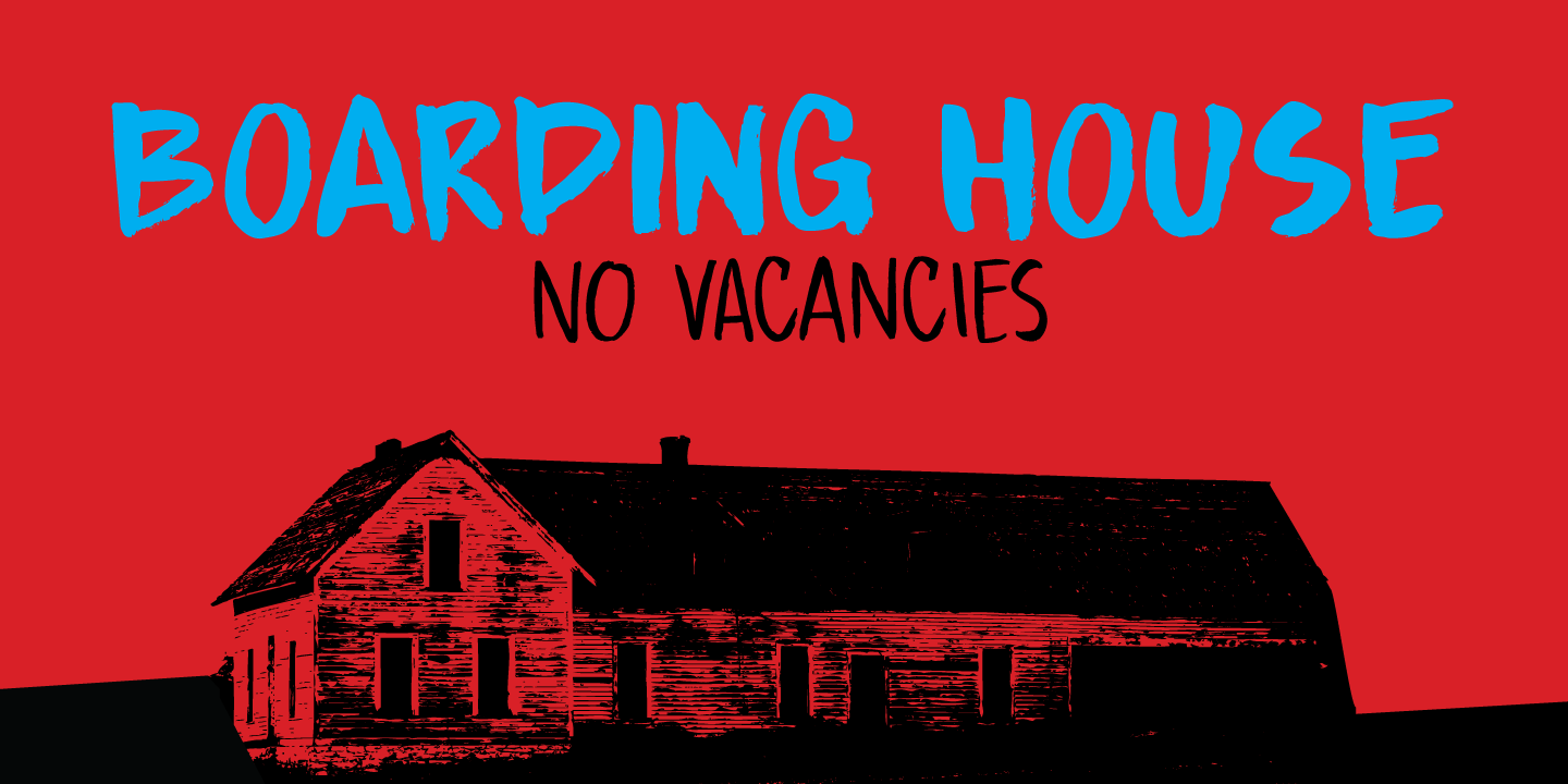 Boarding House Font Poster #1