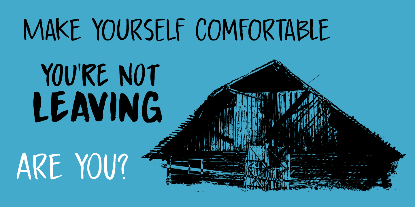 Boarding House Font Poster #1