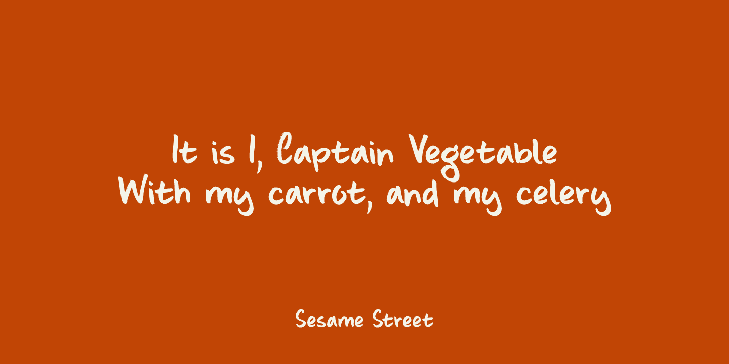 Carrot Juice Font Poster #1