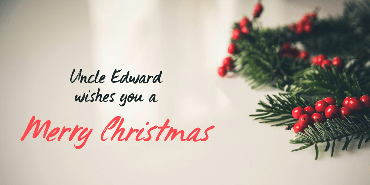 Uncle Edward Font Poster #1