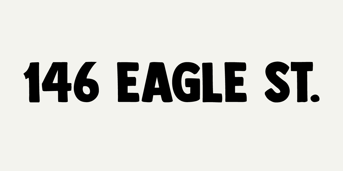 Longreach Font Poster #1