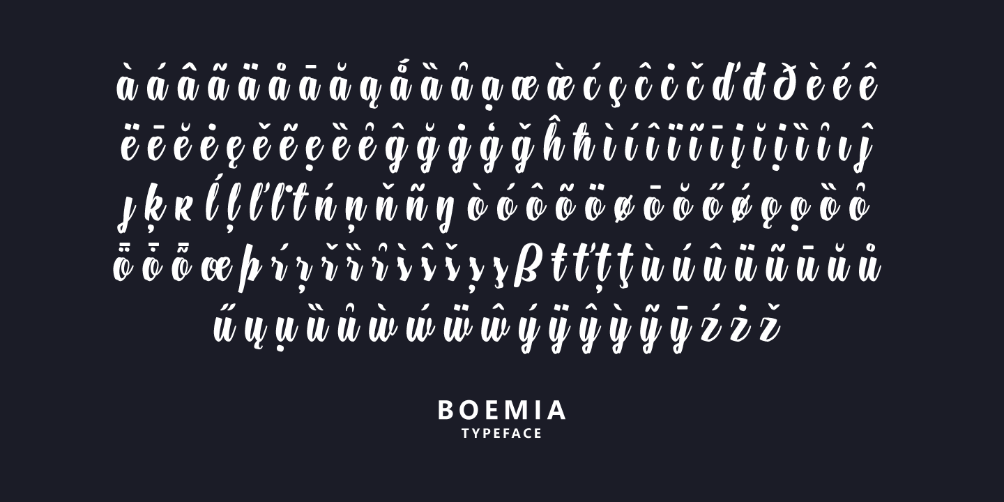 Boemia Font Poster #1