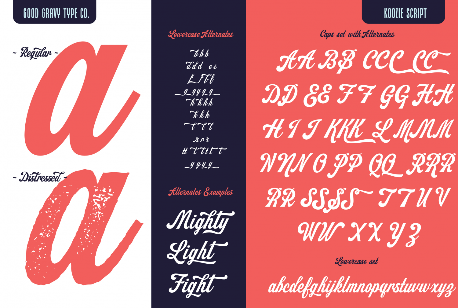 Koozie Script Font Poster #1