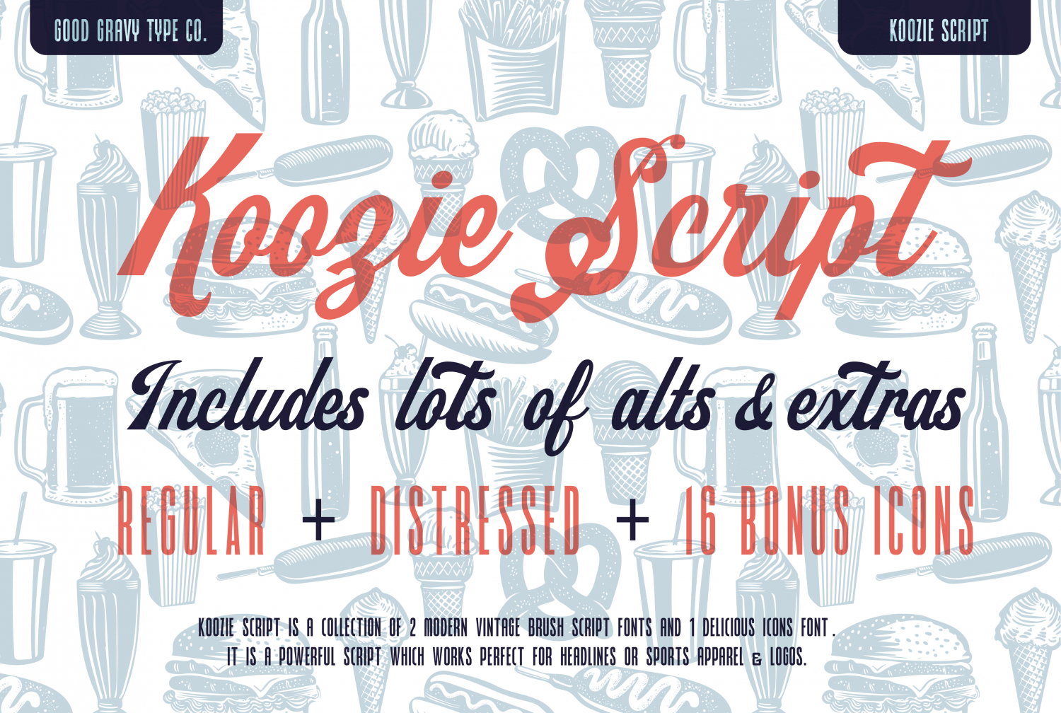 Koozie Script Font Poster #1