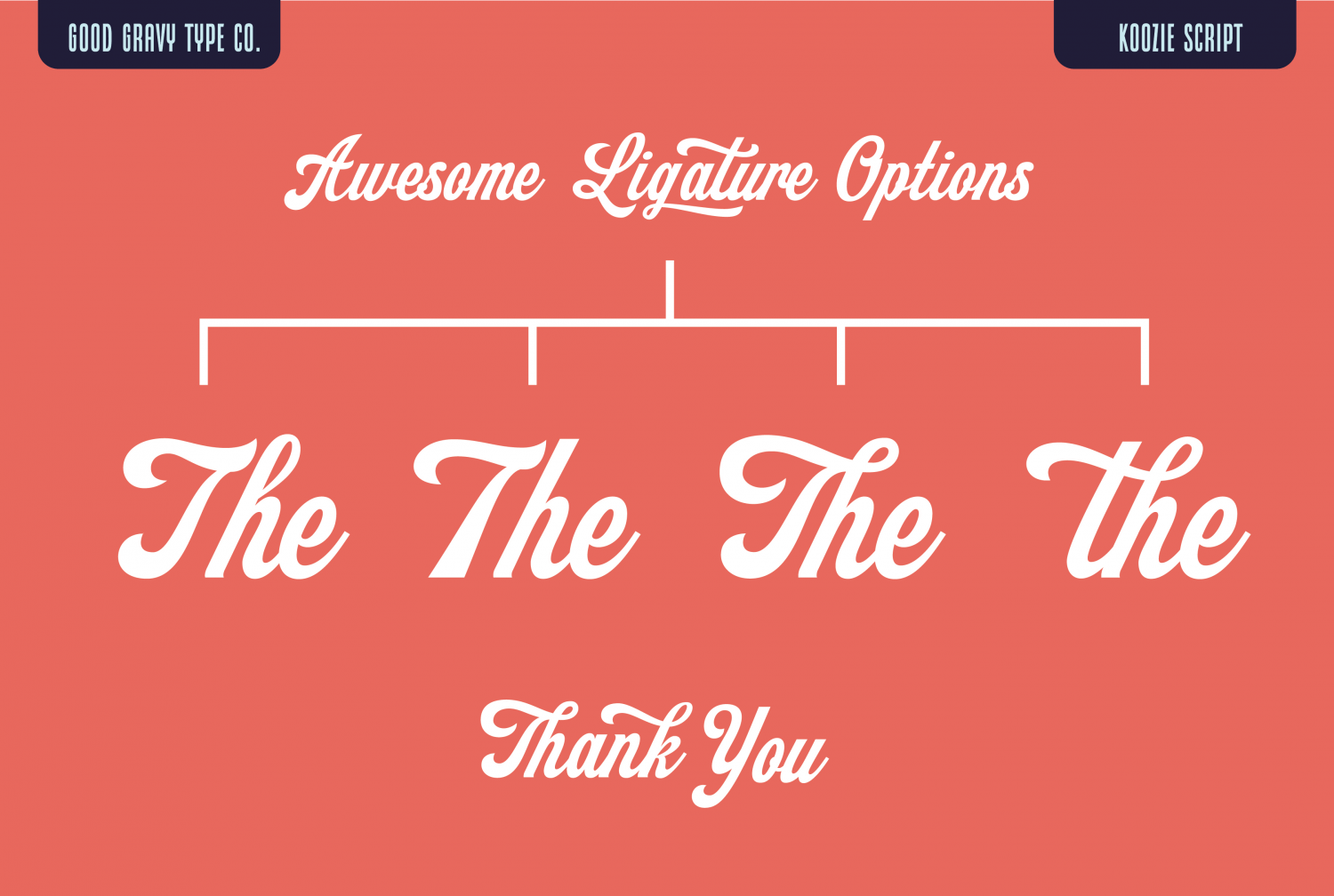 Koozie Script Font Poster #1