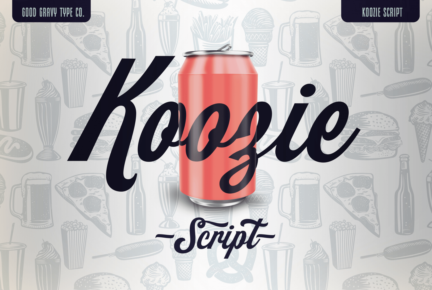Koozie Script Font Poster #1