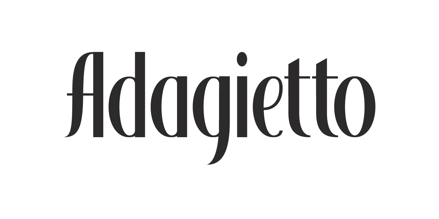Adagietto Font Poster #1