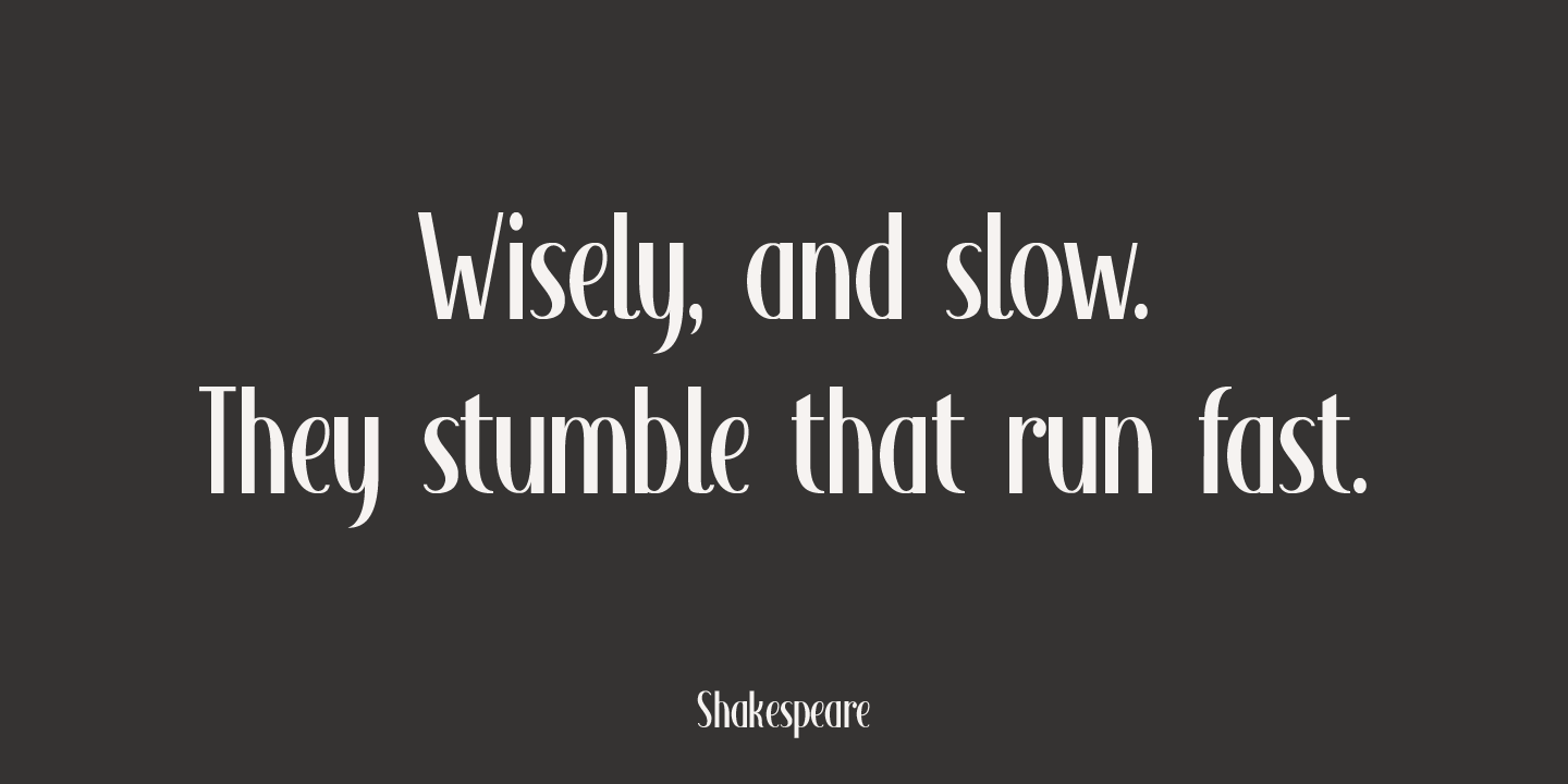 Adagietto Font Poster #1