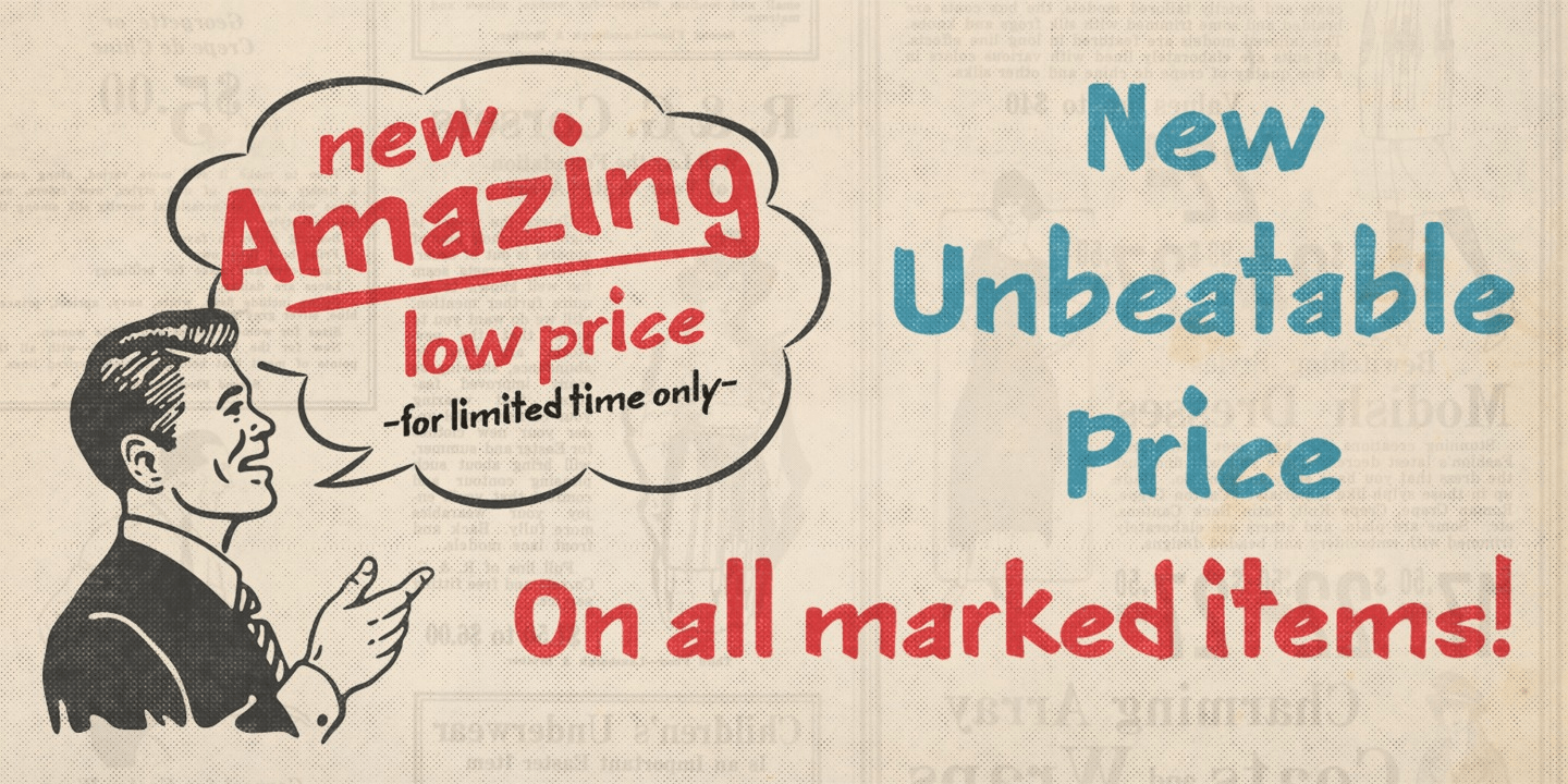 Luckystrikes Font Poster #1