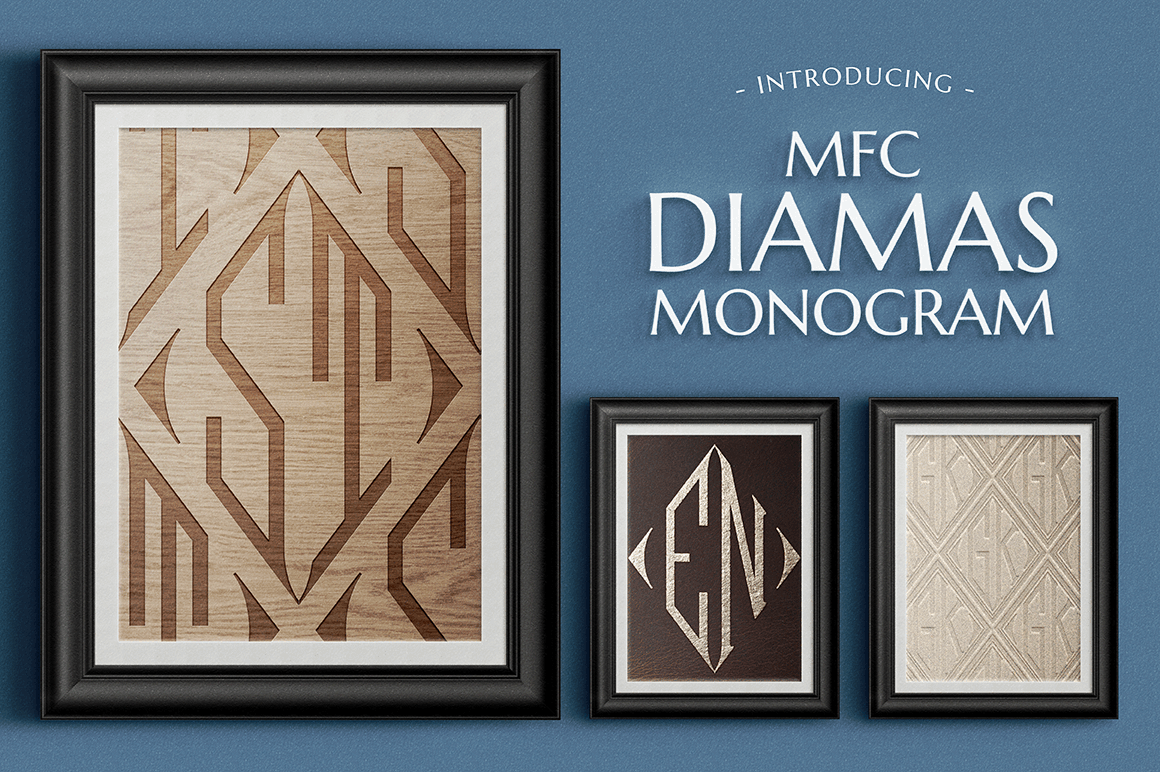 MFC Diamas Monogram Poster