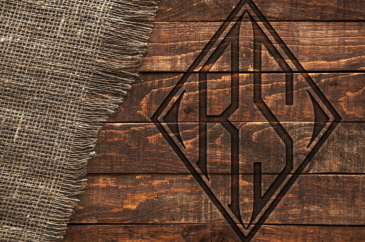 MFC Diamas Monogram Font Poster #1