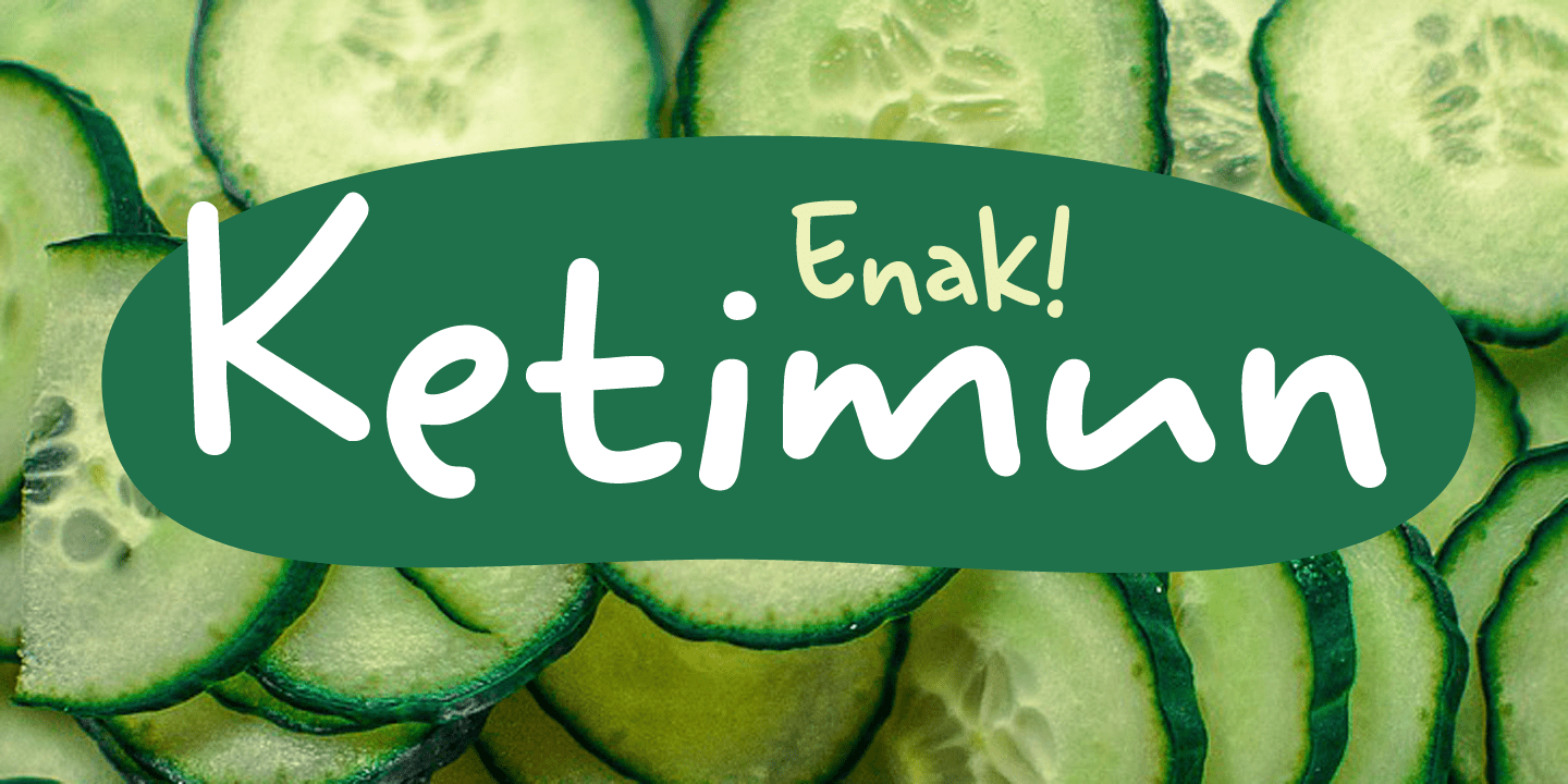 Ketimun Font Poster