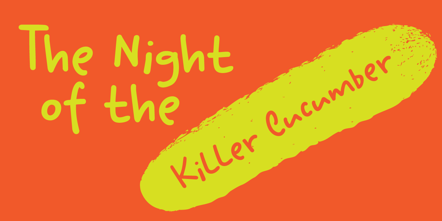 Ketimun Font Poster #1