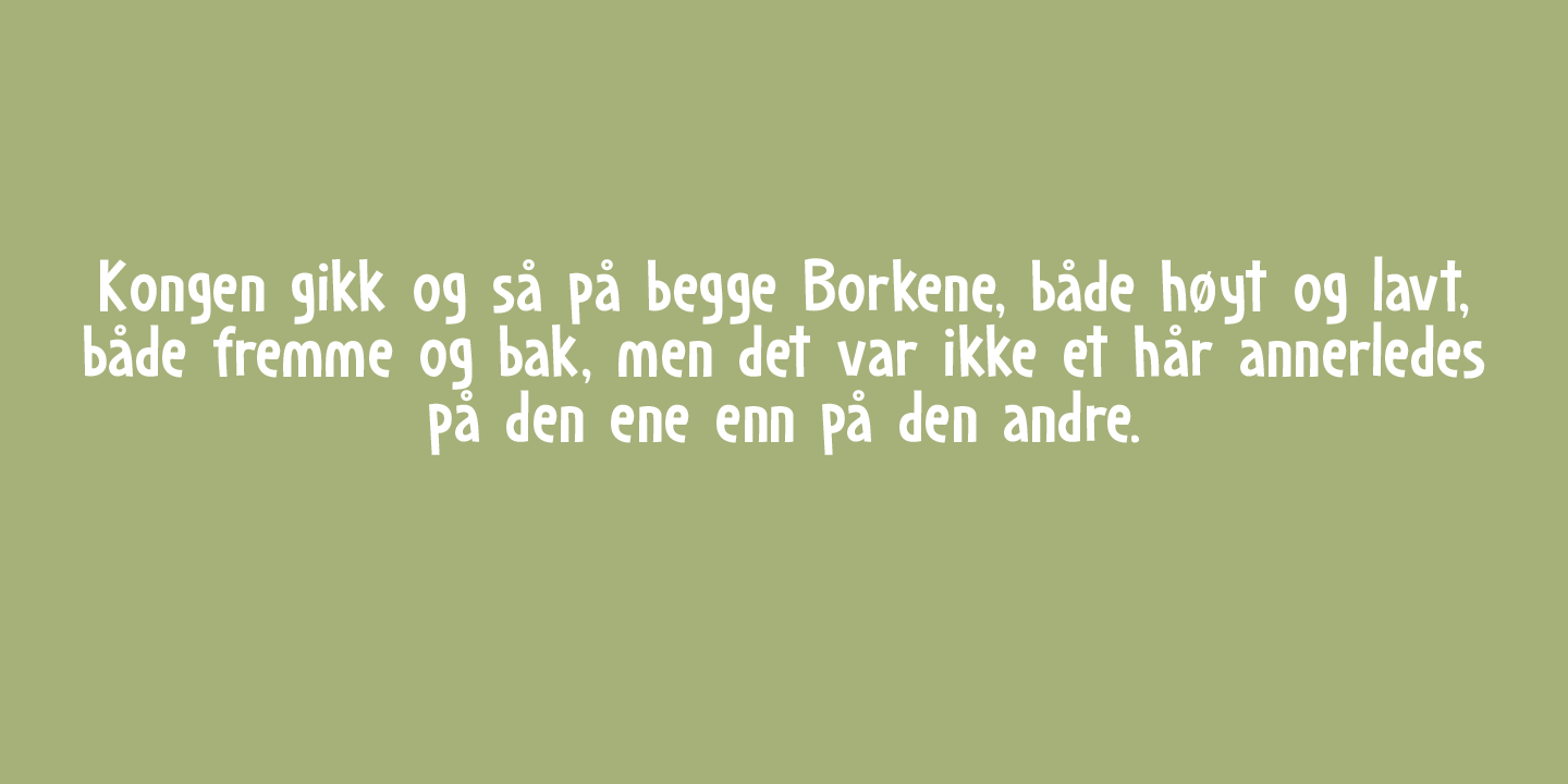 Dapplegrim Font Poster #1