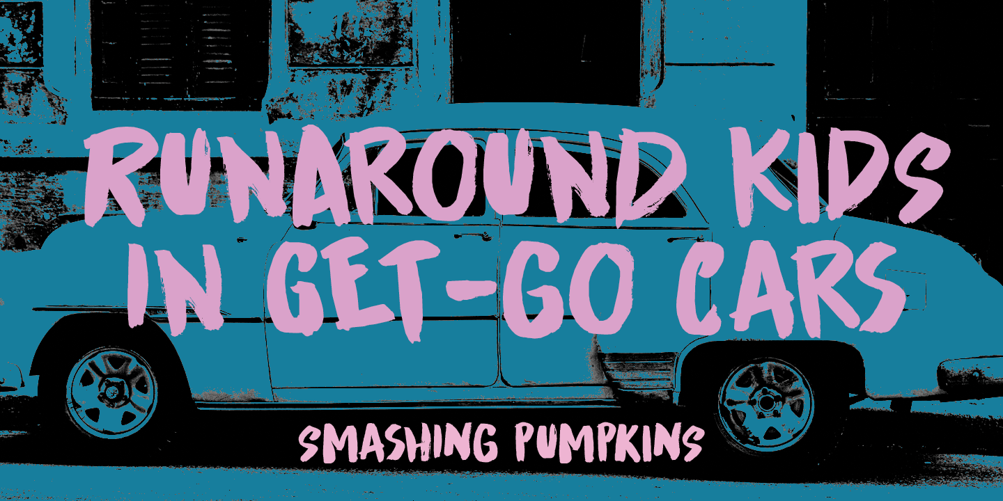 Runaround Kid Font Poster #1