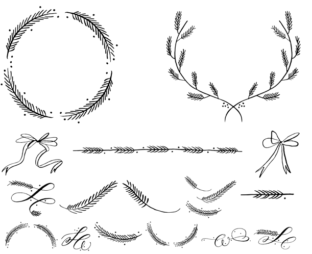 Frosted Illustrations Font Poster #1
