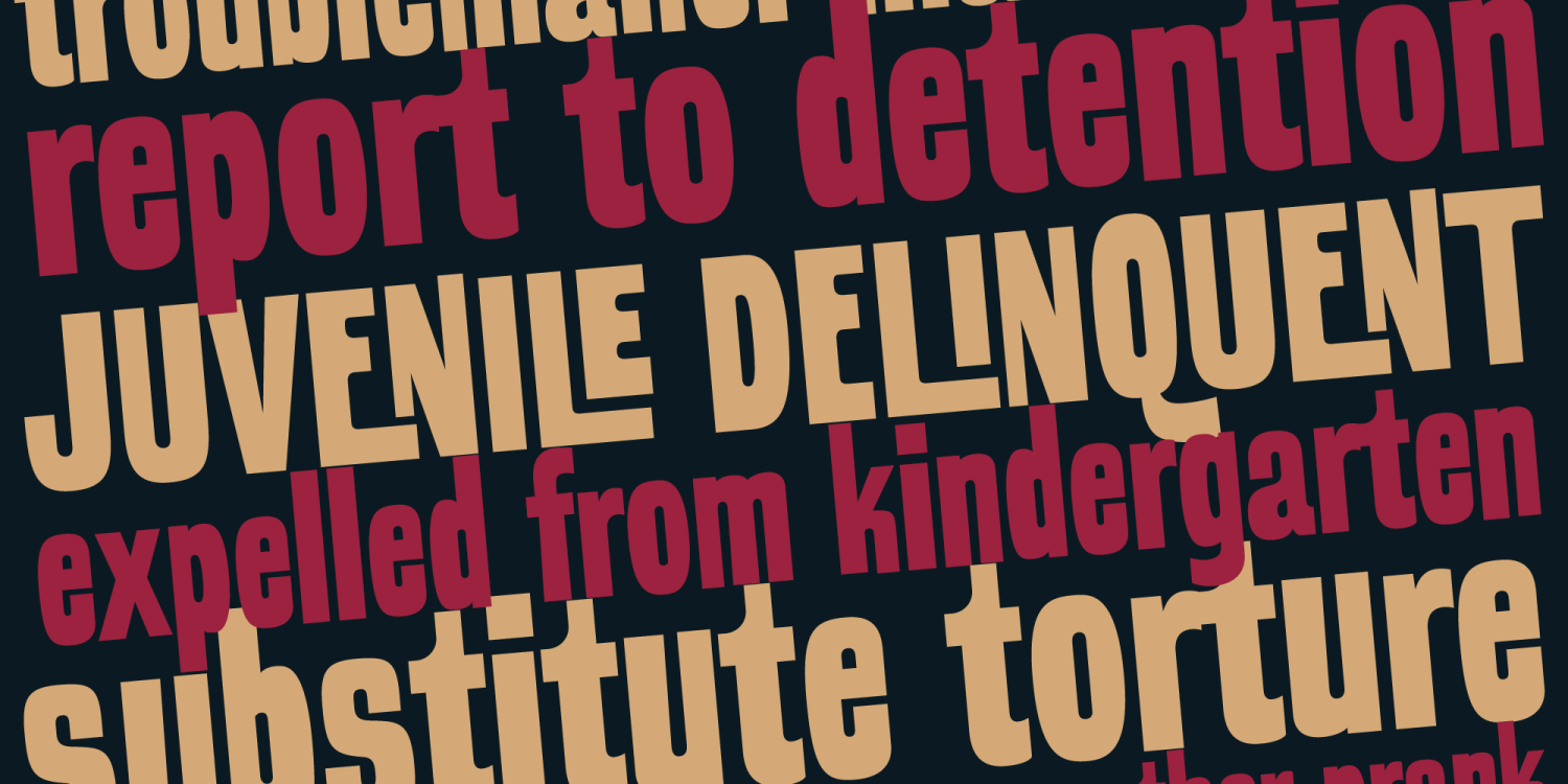 Troubled PB Font Poster #1