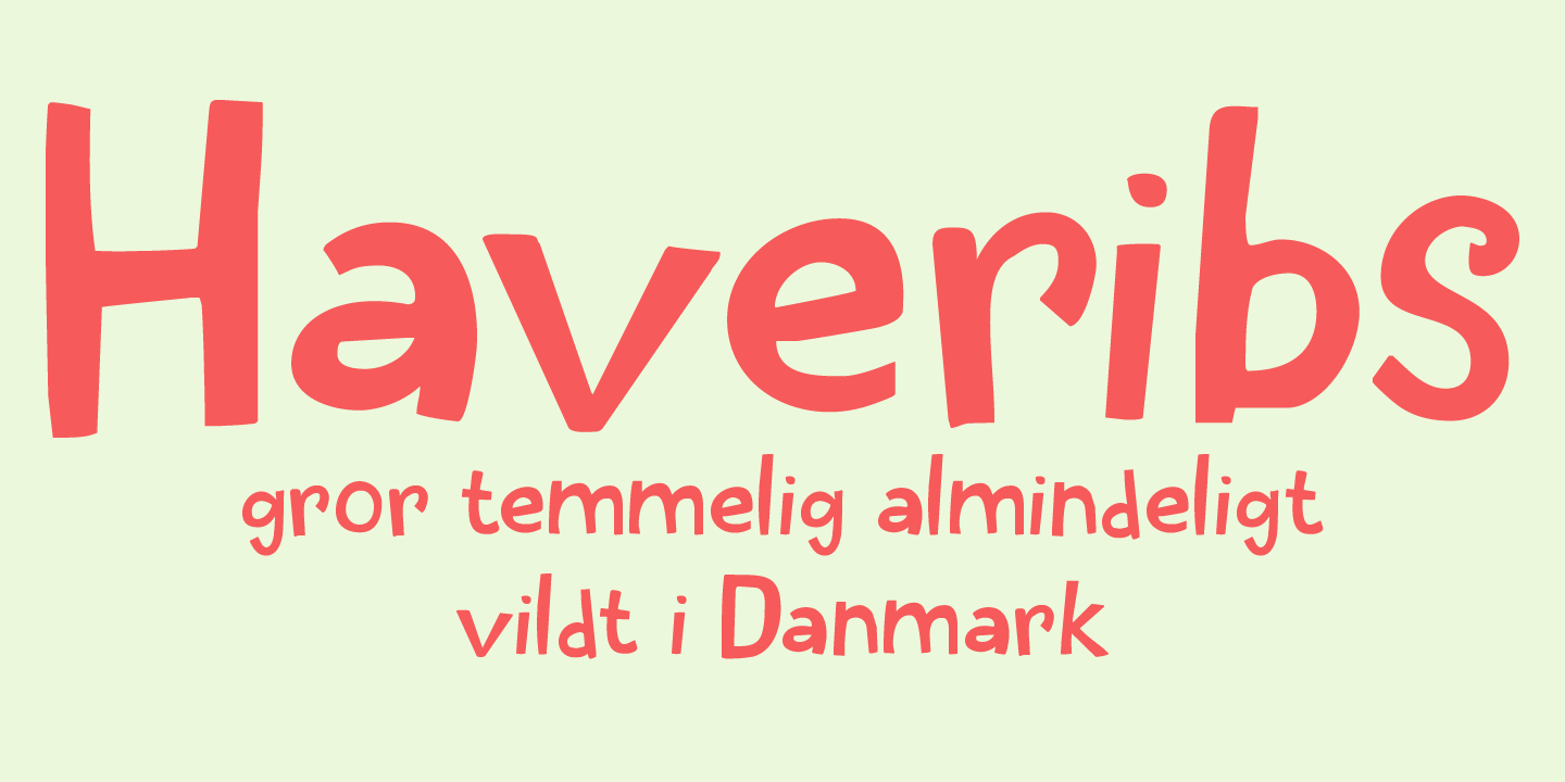 Redcurrant Font Poster #1