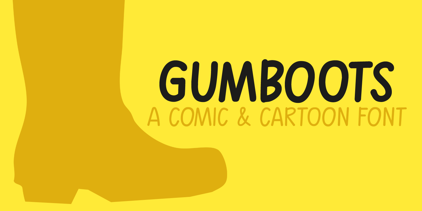 Gumboots Font Poster #1