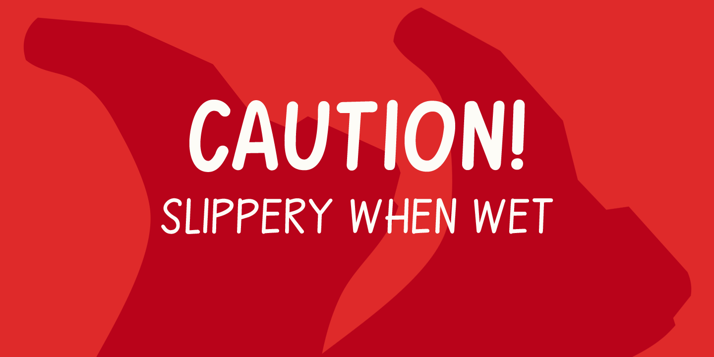 Gumboots Font Poster #1