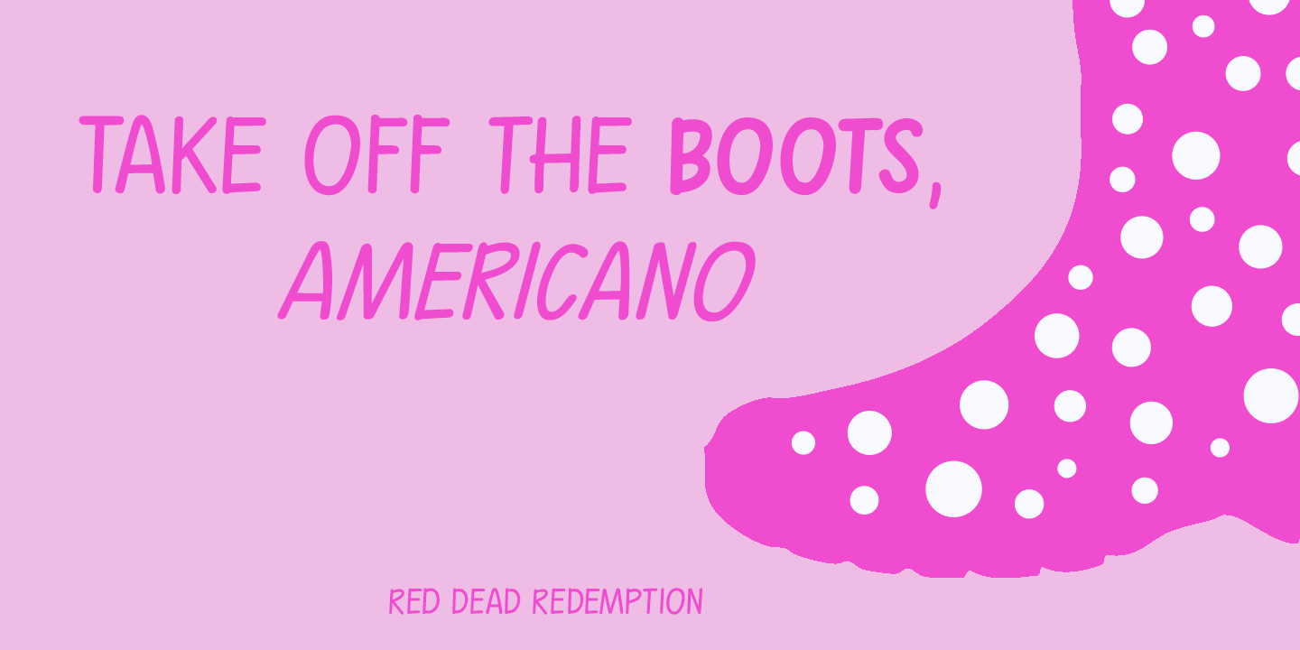 Gumboots Font Poster #1