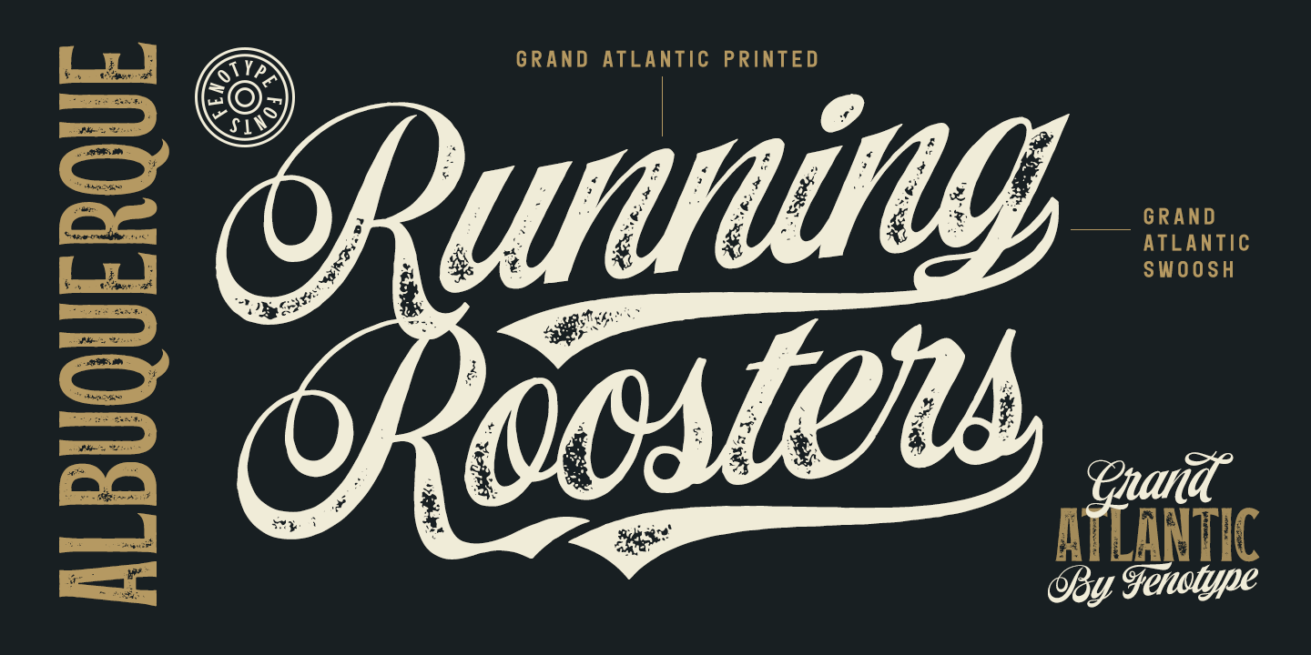 Grand Atlantic Complete Font Poster #1