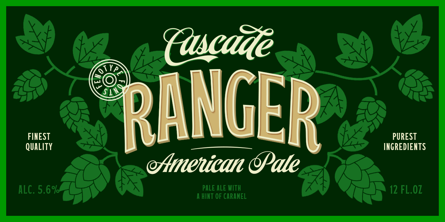 Grand Atlantic Complete Font Poster #1