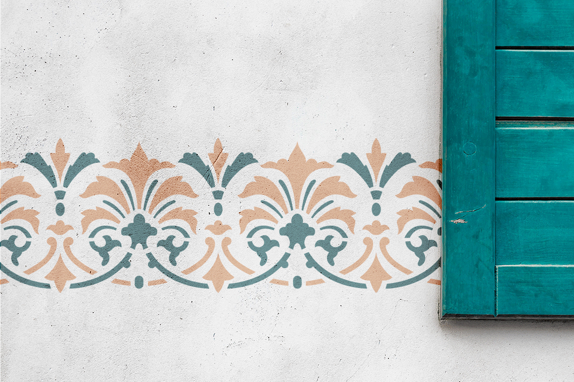 MFC Stencil Borders Four Font Poster #1