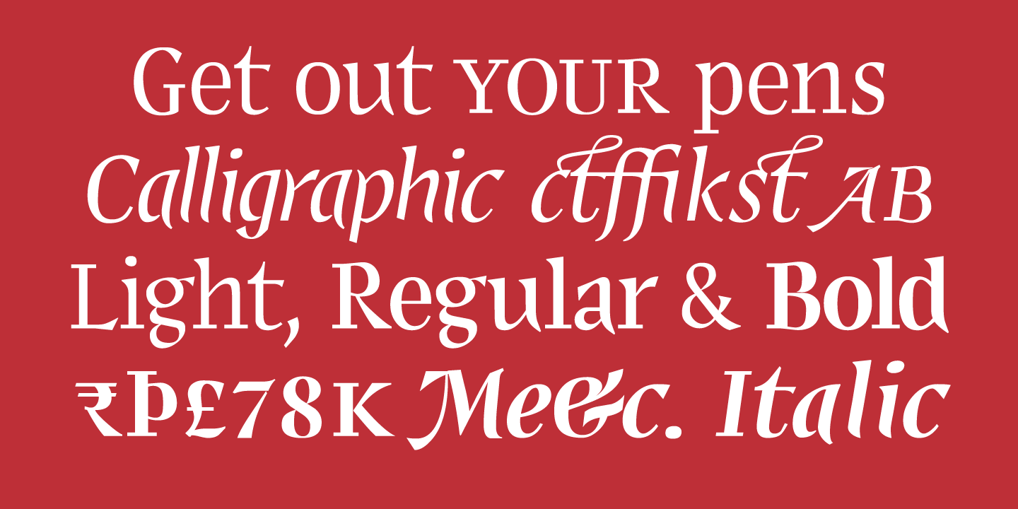 JY Shapa Font Poster #1