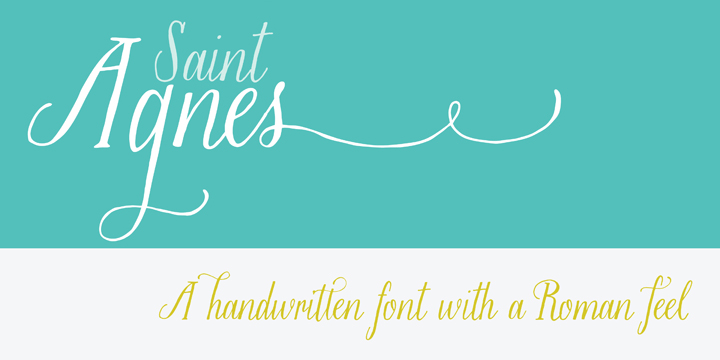 Saint Agnes Font Poster #1