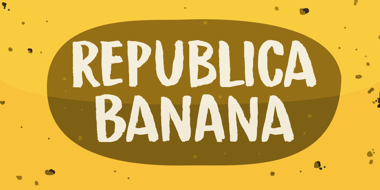 Republica Banana Font Poster #1