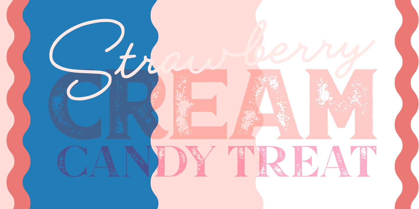 Boardwalk Avenue Rough Font Poster #1