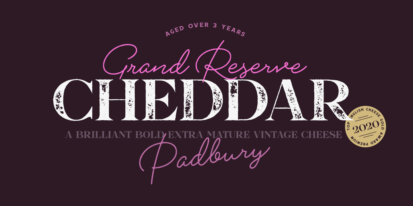 Boardwalk Avenue Rough Font Poster #1