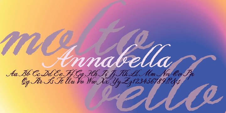 Annabella Font Poster #1