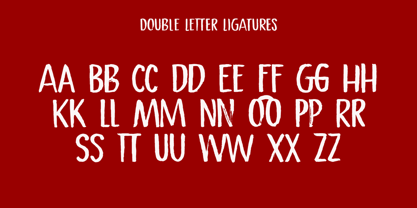 Crimson Skyline Font Poster #1