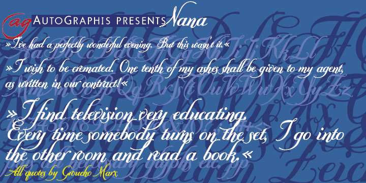 Nana Font Poster #1