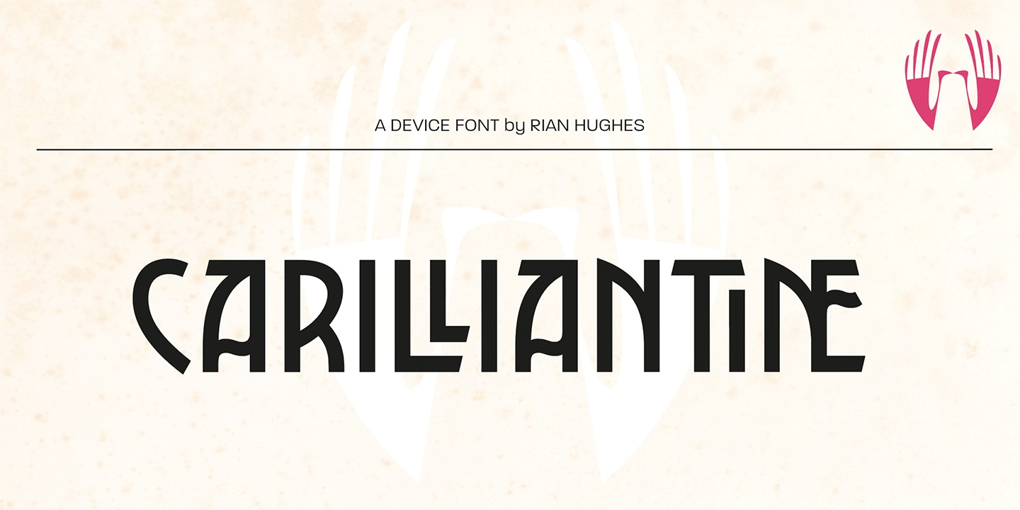 Carilliantine Font Poster #1