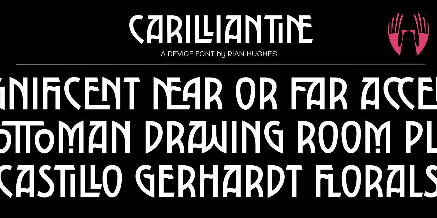 Carilliantine Font Poster #1
