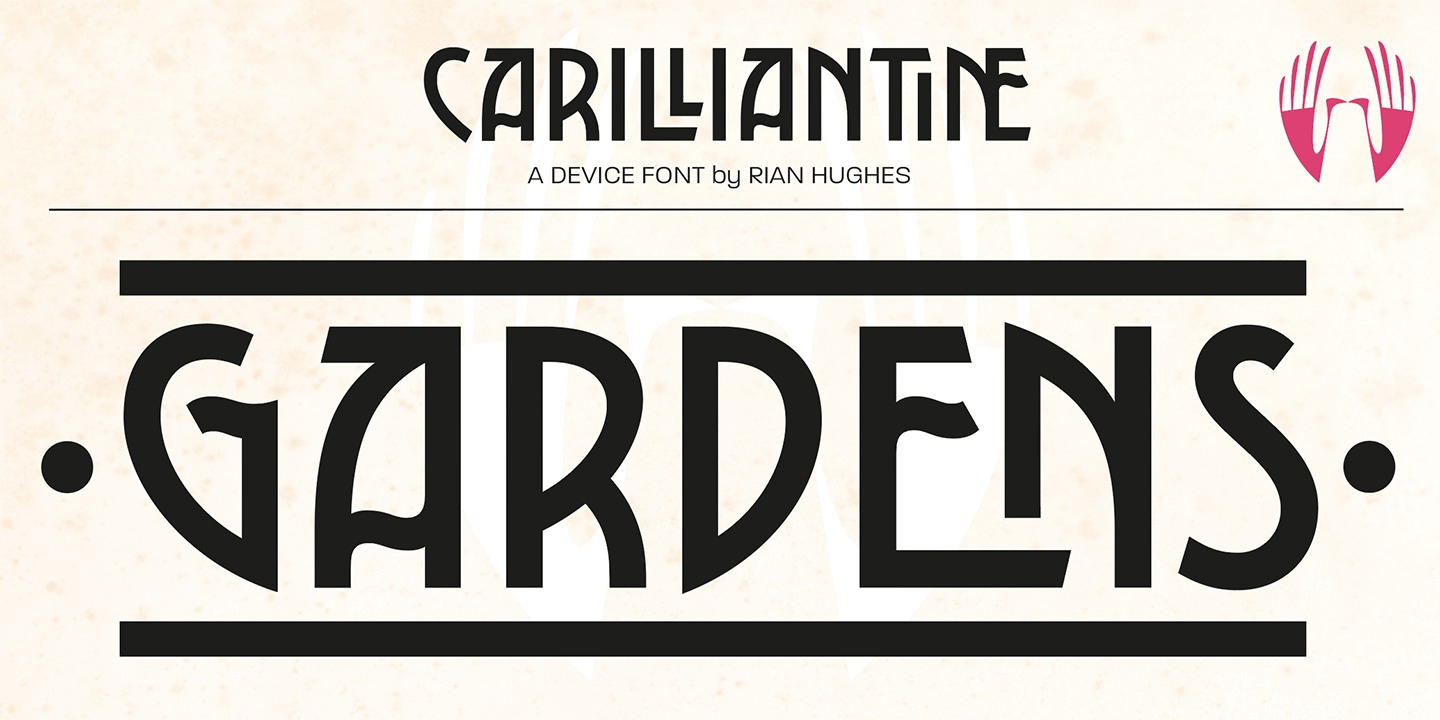 Carilliantine Font Poster #1