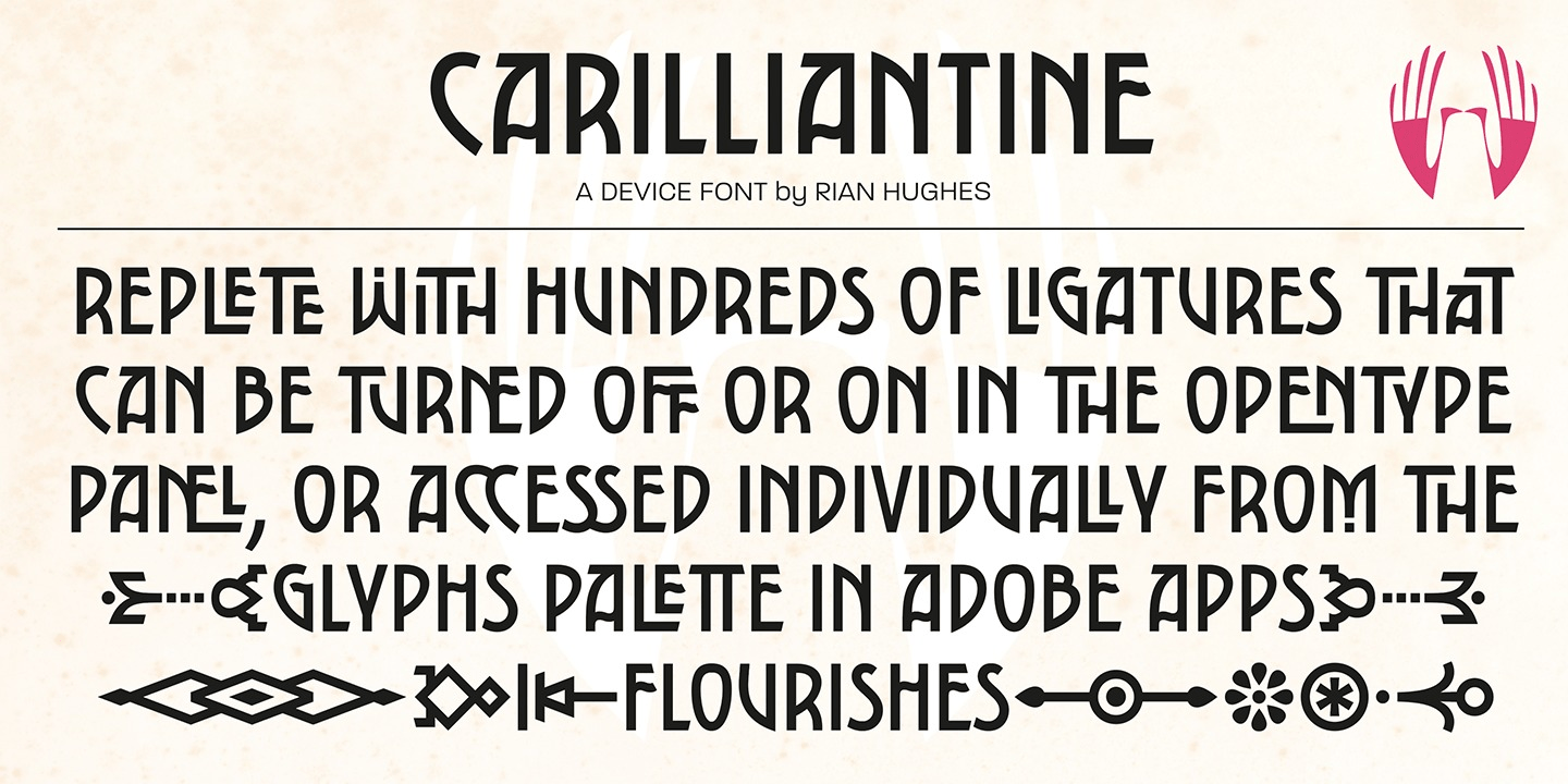 Carilliantine Font Poster #1