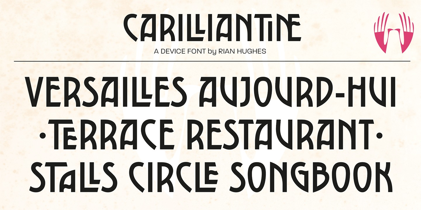 Carilliantine Font Poster #1