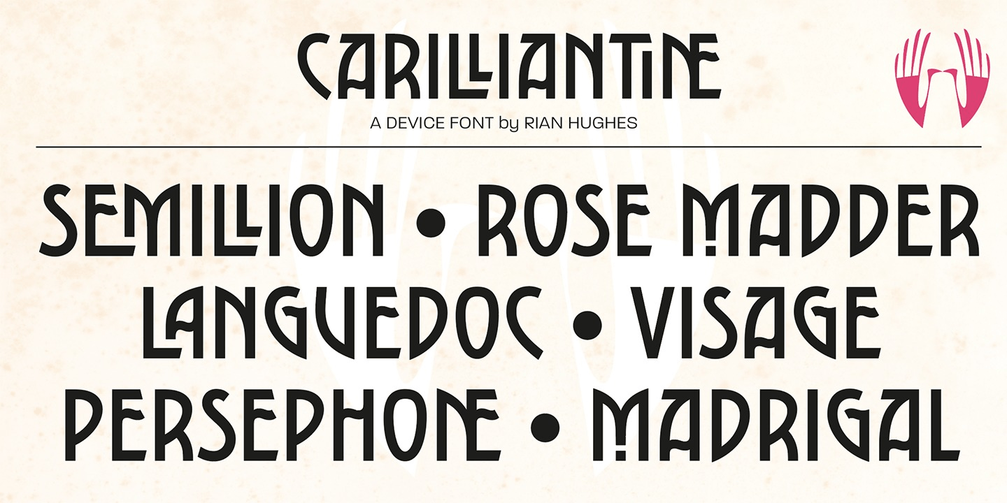 Carilliantine Font Poster #1